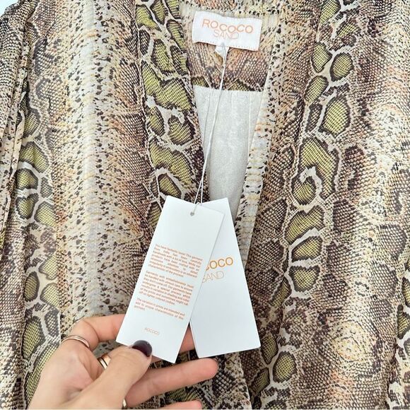 Rococo Sand Printed Faux Wrap Dress - Picture 6 of 6